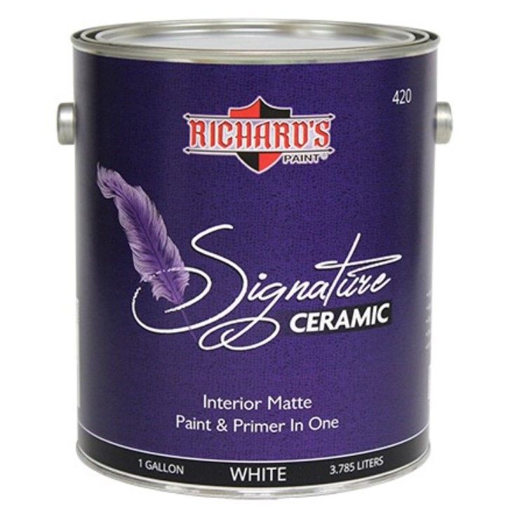 Краска для внутренних работ Signature Ceramic Matte с керамическими частицами